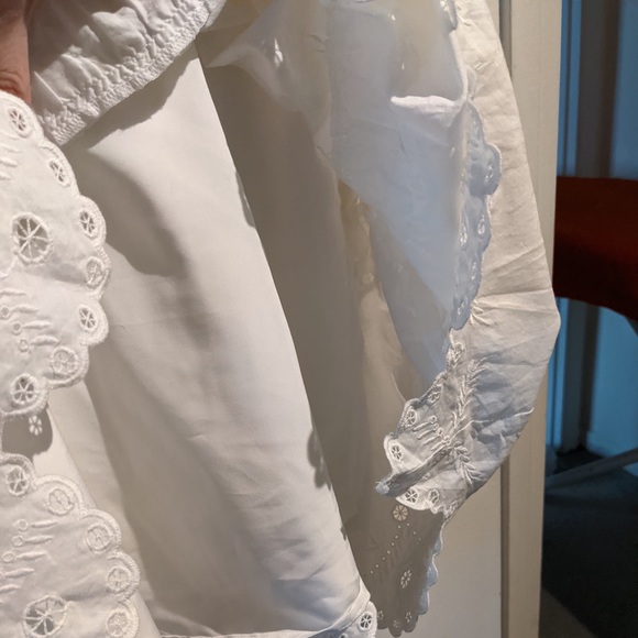 BCBG Maxazria white summer dress size 0, comes with slip dress - Picture 4 of 8